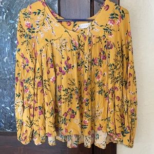 Boho floral top